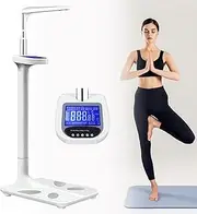 Professional Digital Physicians Scale，Medical Grade Height and Weight Scale Ultrasonic Height BMI Scale Accurate Digital Scales with LCD Backlight Display，for Homes Clinics Schools
