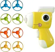 Dinosaur Frisbee Gun - The Ultimate Cat Interactive Toy (Yellow)