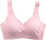 [Generic] Seamless Bras Women Fashion Solid Color Trackless Vest Underwear Without Steel Ring Sports Sleep Bra Women Support Bras