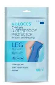 Bloccs Child Leg Waterproof Protector Casts and Dressings
