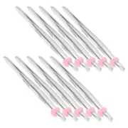 Stainless Steel Eyebrow Tweezers Set 24pcs Durable and Lightweight for Travel