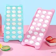24-cell Silicone Mold Cat Paw Heart Shape Ice Tray Mold With Lid Lot C0