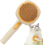 Cat Brush for Shedding - Cat Brushes for Indoor Cats,Ergonomic Handle Massaging Comb for Coat Care Deshedding Control Undercoat Bath Massage