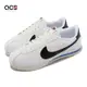 Nike 休閒鞋 Cortez 男鞋 女鞋 白 黑勾 復古 經典 皮革 阿甘鞋 奶油中底 DM4044-100