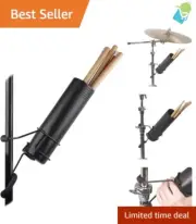 Lightweight Drumstick Holder - Extends to Fit Popular Sticks & Stands, USA Made