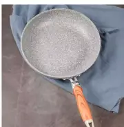 Durable Nonstick Stone Wok Pan - Ceramic Fryer for Induction & Gas Stove Cooking