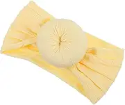 Newborn Headband Knot Turban Hair Band Wrap Donut Design Comfortable for Newborns Toddlers