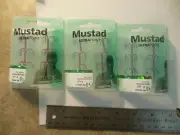 3 Mustad Ultra Point Round Bend Treble Hook 2-#4& 1-#2- 6/Packs TR58NP BN & RB