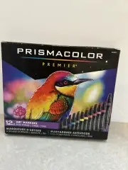 Prismacolor Premier Art Markers. Double Tipped. Chisel/Fine. New In Box. 12 Ct