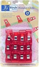 Birch Wonder Clips 24 Large Use Instead of Pins Quilting Sewing Craft DIY