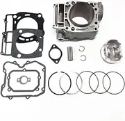 Motorcycle Cylinder 92mmBlock Piston Gasket Ring Pin Kit Sportsman Compatible With Polaris UTV ATV 425 500 X2 570 ATP Xplorer Dirt Bike