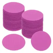2" Carpet Spot Markers, 50Pcs Dot Markers Hook and Loop, Pink