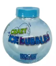 Snow Sector Crazy Ice Bubbles Bubble Solution with Wand for Winter CASE OF 12