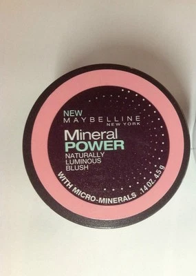 Maybelline Mineral Power Naturally Luminous Blush (SOFT MAUVE) NEW.