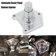 Solenoid Cover Push Button Starter For Harley Dyna Softail Springer Street Glide