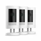 3 Pack Ring Stick Up Cam 3rd Gen Security Camera with Battery B08SJC7JSY White