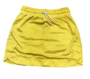 Hunter for Target Girls' Sport Satin Skort - Yellow - Large 10/12 NWT