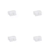 4x Homeleisure Plastic Kitchen/Bathroom Soap Swing Caddy Tidy Organiser White