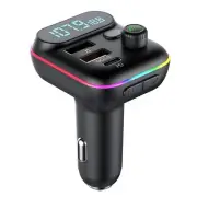 Transmitter Bluetooth Fm 5.0 Car With Charger Fast USB Pd And Hands Free
