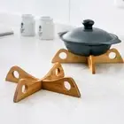 Cross Pot Bottom Stand Trivet Pot Rack Heat Insulation Anti Scald Dish Hold RNAU