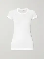 [lululemon] lululemon - Swiftly Tech 2.0 Striped Stretch T-shirt - White - US2 US 2 White