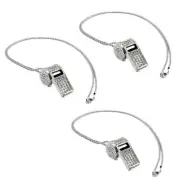 Necklace Style, Exquisite Diamond-Encrusted Referee Whistle, Cute7694