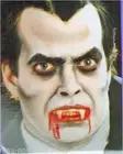 Theatrical Hair Black 18" + adhesive Vampire Beard Moustache Special FX makeup
