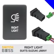 RIGHT LIGHT Blue LED Short Small Push Switch Suit Suzuki Jimny JB74 JB64W 12v (for: Suzuki)