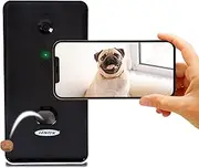 Lentek Smart Pet Treat Tosser with HD Camera, 2-Way Audio. Capacity, Smartphone-Controlled WiFi Treat Dispenser
