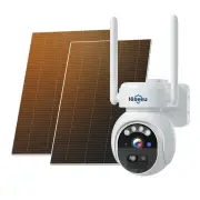 Hiseeu WTDK05-Q 4MP PTZ Solar Powerd Camera Wireless Night Vision PIR Humanoid Detection IP66 Waterproof WiFi Security I