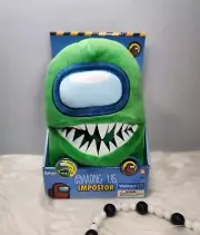 YuMe 10" Plush Green Crewmate With Bendable Tongue *NEW*