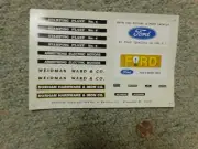 Walthers HO Billboards Ford, Durham Hardware Iron, Armstrong Electric F121