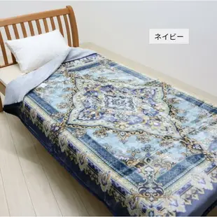 日本製 西川 防靜電 抗菌防臭 雙層構造 雙人毛毯 雙人毯 雙人被 (藍色) #FQ00010013