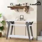 Familand Wooden Console Table Hallway Entryway Tables Behind Sofa Couch White