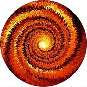 Slipmat Slip Mat Scratch Pad Felt for Any 12" LP DJ Vinyl Turntable Record Player Custom Graphical - Spiral 10