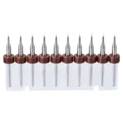 1Set (10Pcs) 0.1mm Carbide CNC Engraving Circuit Board Micro PCB Drill Bits