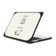 MacBook Air 13-inch (M2 - M4) Bounce Case Inhale Exhale English Bulldog
