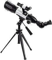 Refractor Telescope Telescope Astronomical Refractor Telescope Beginners Portable Telescope with Adjustable Tripod Professional Telescope