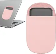 Nlrlo Laptop Holder, Reusable Adhesive Portable External Hard Drive Carrying Case | Pouch Holder for Computer Accessories, Sleeve Storage Organizer for Battery Pack