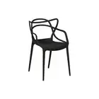 Set of 2 Philippe Starck Replica Masters Kitchen Dining Chair ArmChair - Black -