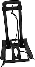 Homoyoyo Foldable Portable Trolly Dolly Cart with Wheels Compact Lightweight Utility Trolley for Shopping Travel Moving Robust Construction for Convenient Storage