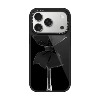iPhone 17 Pro Glaze Case MagSafe Compatible Black Bow