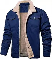 [Dressnu] Men's Jacket Padded Cotton Workwear Coat