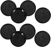 8pcs Non Slip Furniture Coasters Round Furniture Grippers Anti Skid Carpet Pads for Bed Couch Chair Table Floor Protectors