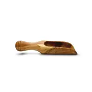 DYARI Olive Wood Scoop Bath Salt Spoon 7.5 Inches Long for Spices, Coffee Bea...