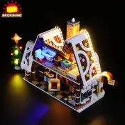 Brick Shine Light Kit for Lego(R) Gingerbread House 10267 - Advanced Version