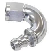 Aeroflow 510 Series Full Flow Tight Radius Push Lock 150° Hose End -12AN, AF515-12S