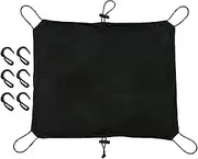 Motorcycle Luggage Rack Net | Waterproof Cargo Net for Trailer,Heavy Duty Cargo Net, Truck Netting for Cargo, for Carrying Backpacks, Suitcases