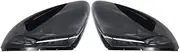 KYYET Compatible with Golf 7 Mk7 7.5 Gtd R L E-Golf Side Wing Rearview Mirror Cover Caps 2013-2017 Gloss Black