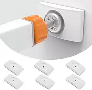 ziyue Baby Gate Wall Protector 6 Pcs Protect Wall from Pet Gates & Dog Gates No Drills Fit for Child Pressure Mounted Doorway, Door Frame, Baseboard Wall Stairs